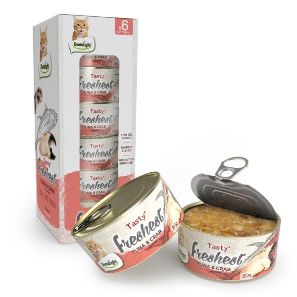 Freshest פרשסט טונה וסרטנים רצועות ברוטב - 80 גרם