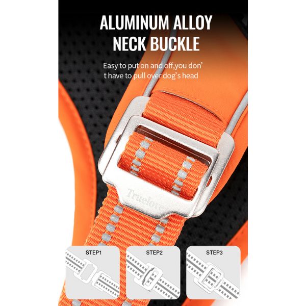 רתמה מלאה מרופדת טרו לאב True Love *דגם משופר* סגול - S