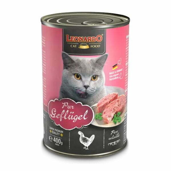 לאונרדו מעדן שימורים עוף לחתולים - 400 גרם