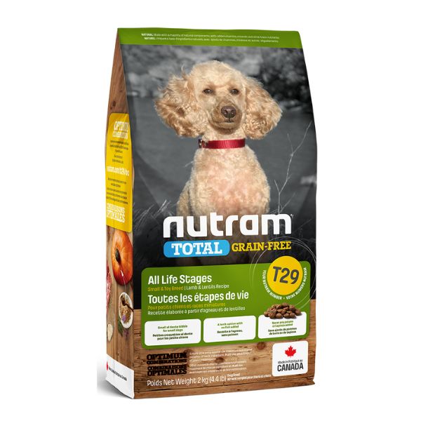 נוטרם T29 מזון לכלבים כבש ודגנים מלאים גזע קטן - 5.4 ק"ג
