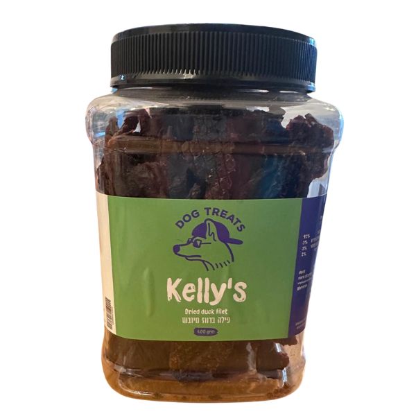 קליס Kelly's רצועות פילה ברווז מיובש- 400 גרם