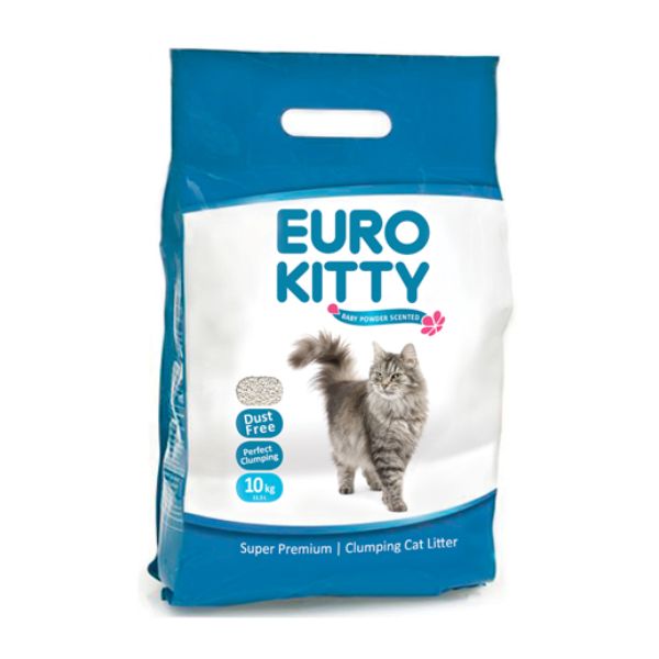 חול יורו קיטי Euro Kitty מתגבש - 10 ק"ג