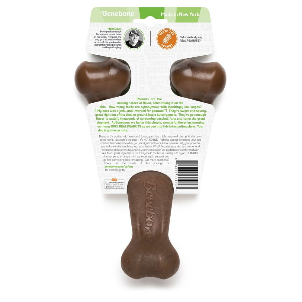 בנבון ווישבון בוטנים - צעצוע לעיסה לכלבים