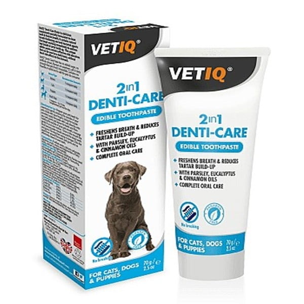 משחת שיניים לכלבים וחתולים - Vetiq Denti Care