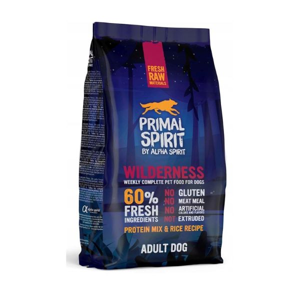 פרימל ספיריט Wilderness חטיף אילוף חצי לח מיקס בשרים - 1 ק"ג