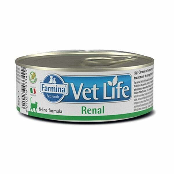 וט לייף מזון רפואי שימורים רנאל לחתולים 80 גרם