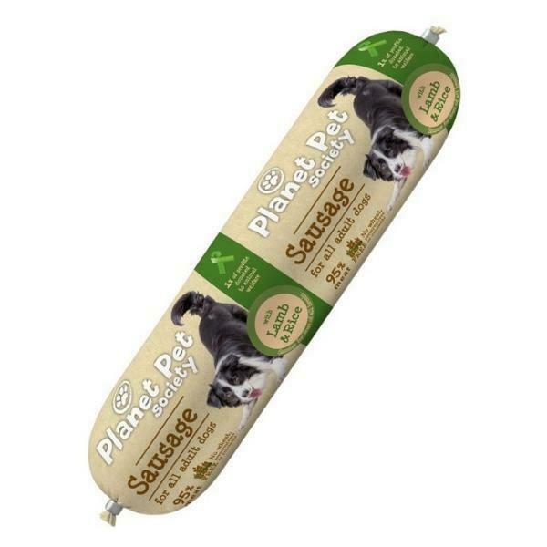 פלאנט פט נקניק מעדן כבש ואורז 800 גרם