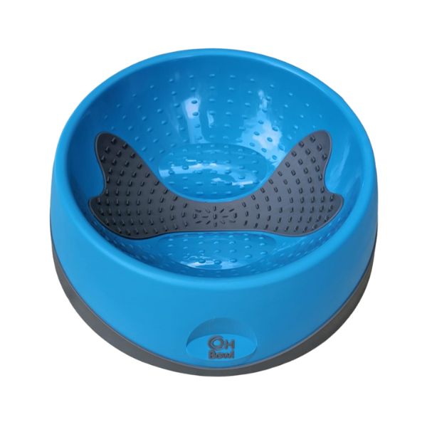 ליקי מט Oh Bowl קערת האכלה וליקוק דנטלית טורקיז - בינוני