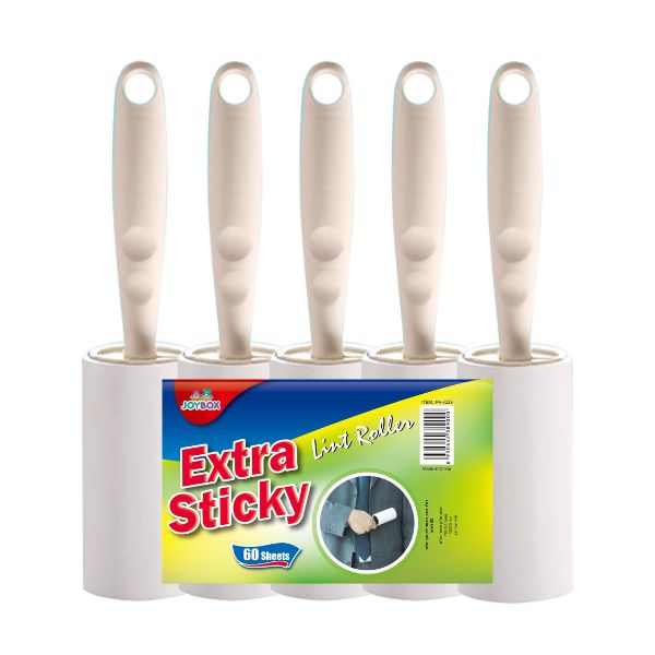 רולר דביק איכותי במיוחד לניקוי שיער - 60 דפים * 5 יח'