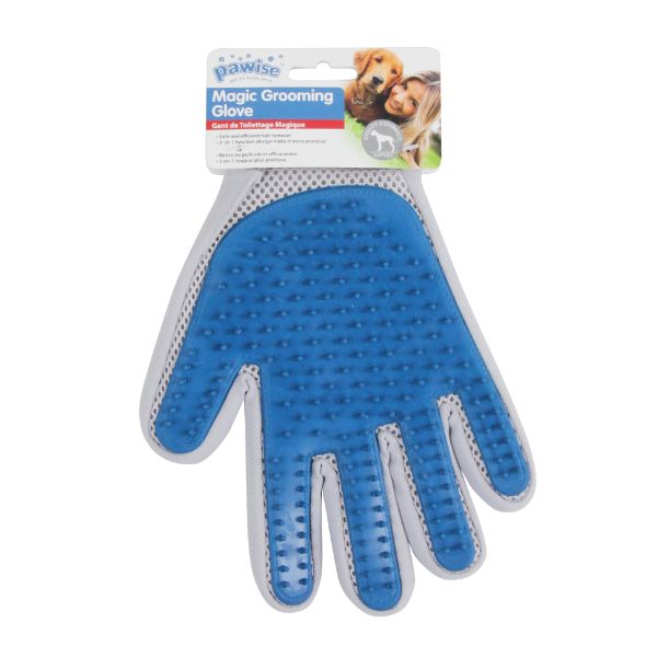 כפפה איכותית פונקציונלית להברשת כלבים וחתולים Pawise