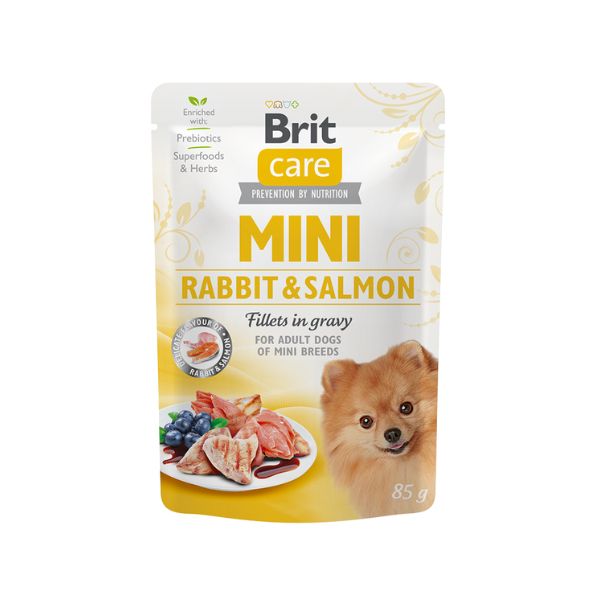 בריט קר מיני פאוץ חתיכות פילה ברוטב עם ארנבת עם סלמון - 85 גרם