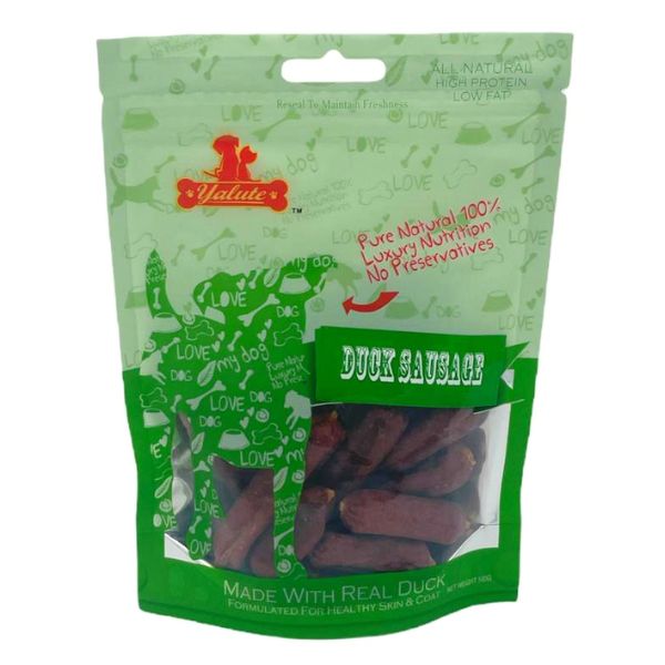 יאלוט חטיף לכלבים נקניקיות ברווז - 100 גרם