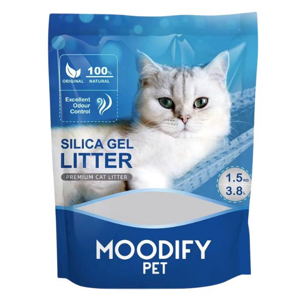 מודיפיי חול קריסטלי סיליקה ג'ל לחתולים - 3.8 ליטר