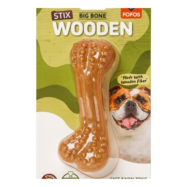 פופוס צעצוע לעיסה עץ בצורת מברשת - FOFOS