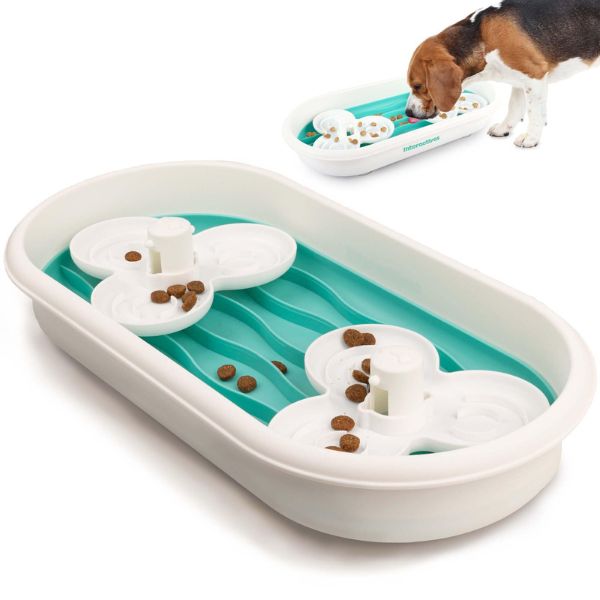 קערת חשיבה מולטי אינטראקטיבית לכלבים  - AFP