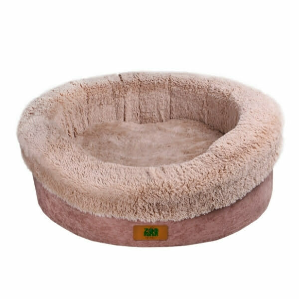 מיטה  דונאט אורטופדית בצבע בז' וחום