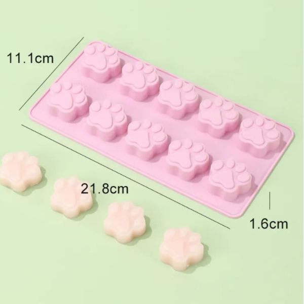 תבנית סיליקון כפות Paws קטנות