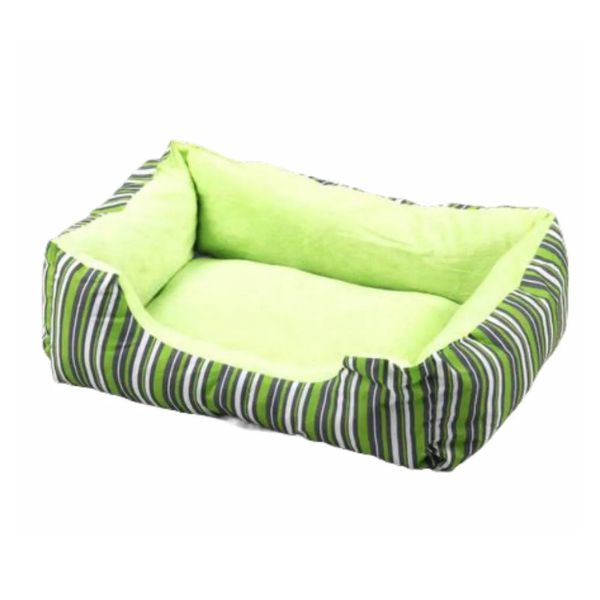 מיטה ירוקה עם פסים 50X38 ס"מ  - Pawise