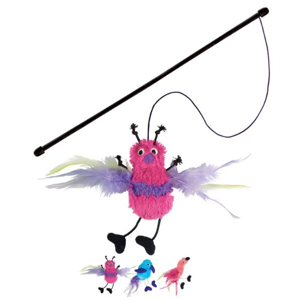 קונג חכה למשחק ציפור עם נוצות מגוון דמויות