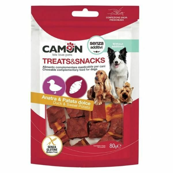 קמון חטיף ריבועי ברווז ובטטה - 80 גרם