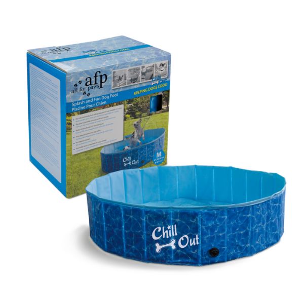 בריכה מעוצבת וקשיחה לכלבים בינונית - 120 ס"מ