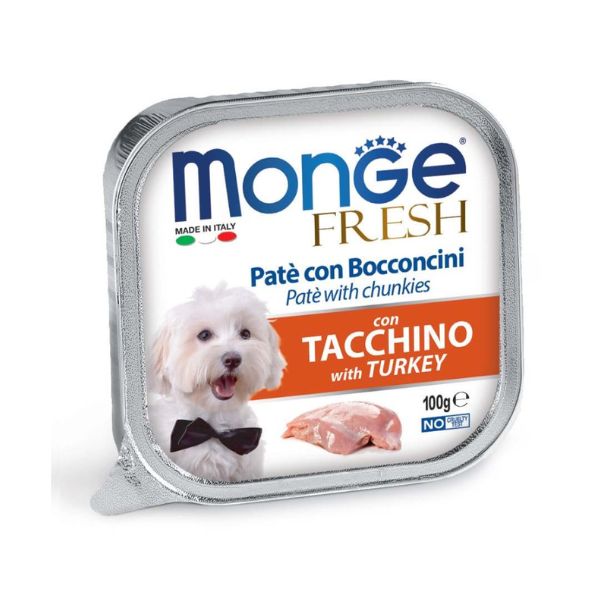 מונג' פרש מעדן פטה לכלבים הודו - 100 גרם