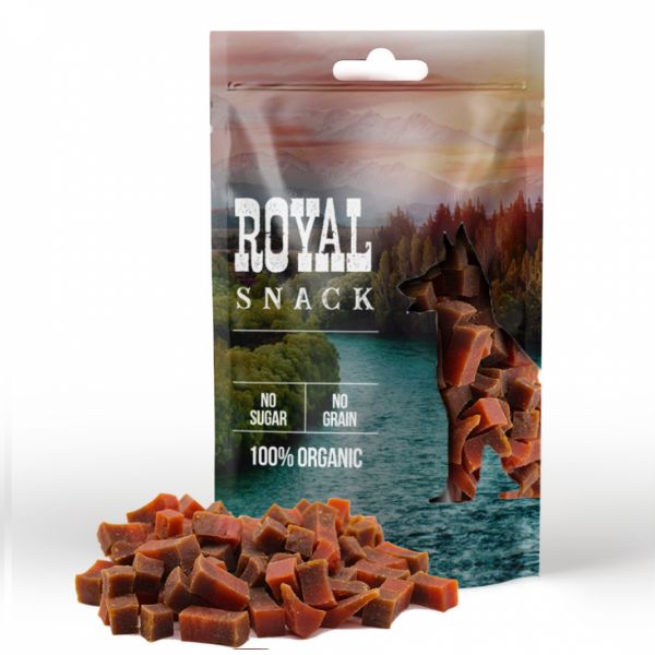 רויאל חטיף לכלבים נגיסי בקר - 80 גרם