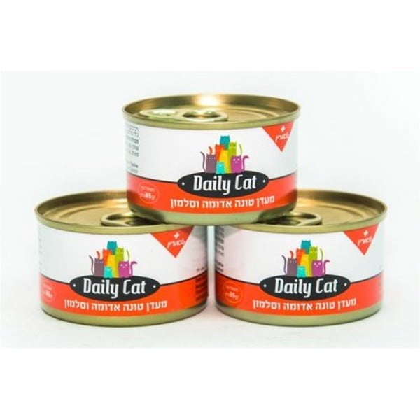 דייליקט מעדן טונה אדומה וסלמון 85 גרם לחתולים