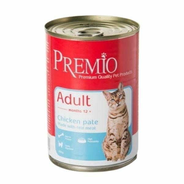 פרמיו עוף שימורים פטה לחתולים - 400 גרם