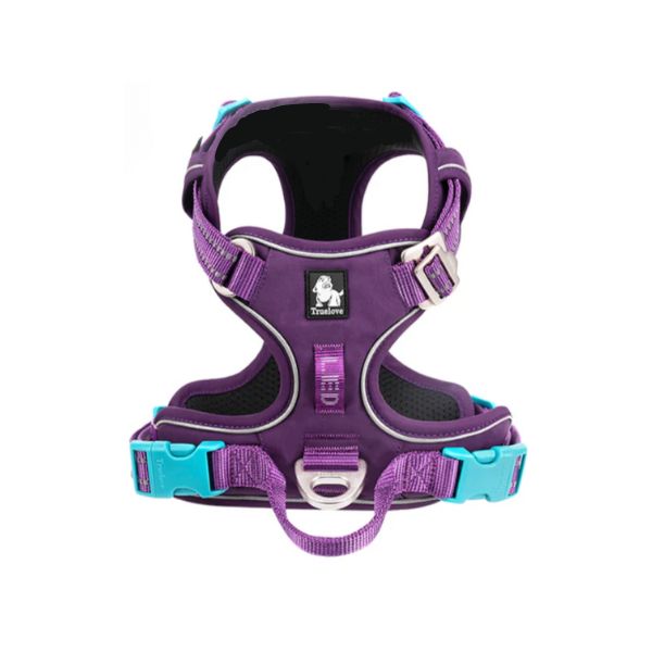 רתמה מלאה מרופדת טרו לאב True Love *דגם משופר* סגול - M