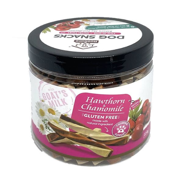 מקלות חלב עיזים HowBone - מועשר פרי ורדים וקמומיל- 220 גרם