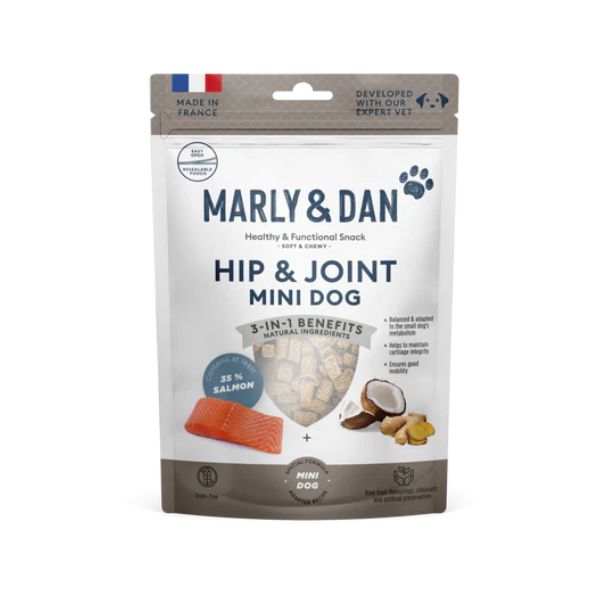 MARLY&amp;DAN חטיף פונקציונלי לתמיכה במפרקים כלב קטן - 50 גרם