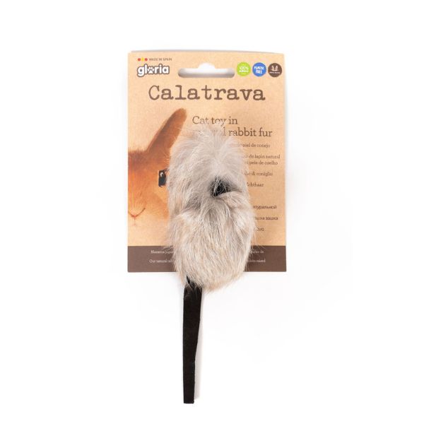 גלוריה Calatrava צעצוע צייד לחתולים מפרווה אמיתית - 8 ס"מ