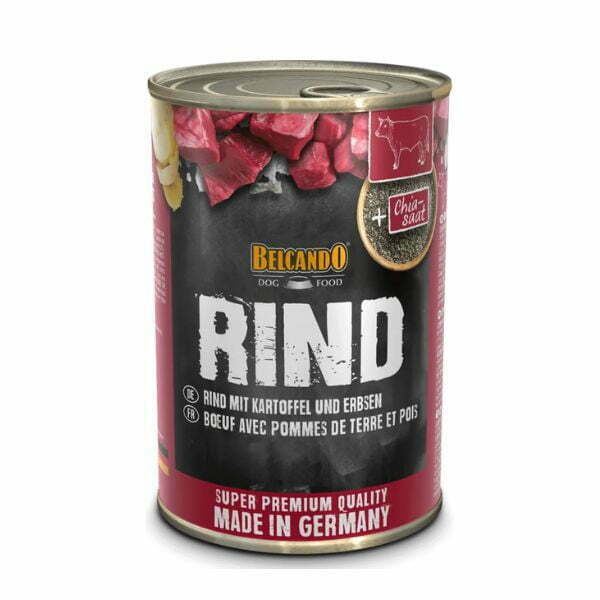 בלקנדו מזון רטוב שימורים בקר, תפוחי אדמה ואפונה - 400 גרם