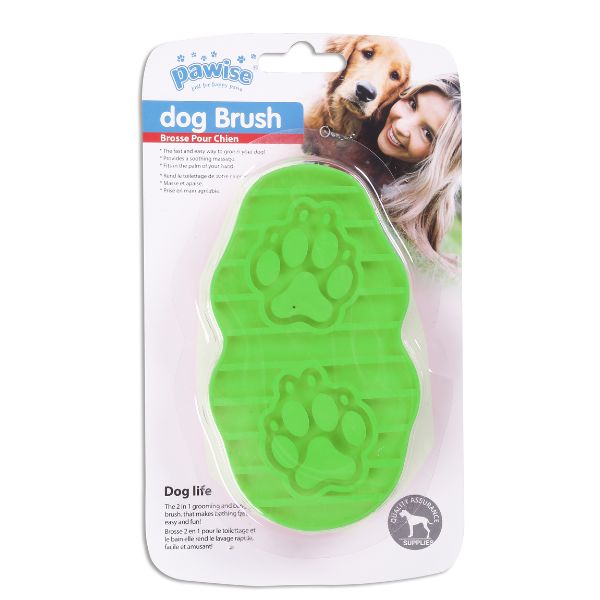 מברשת גומי לקרצוף והברשה לפרווה קצרה Pawise