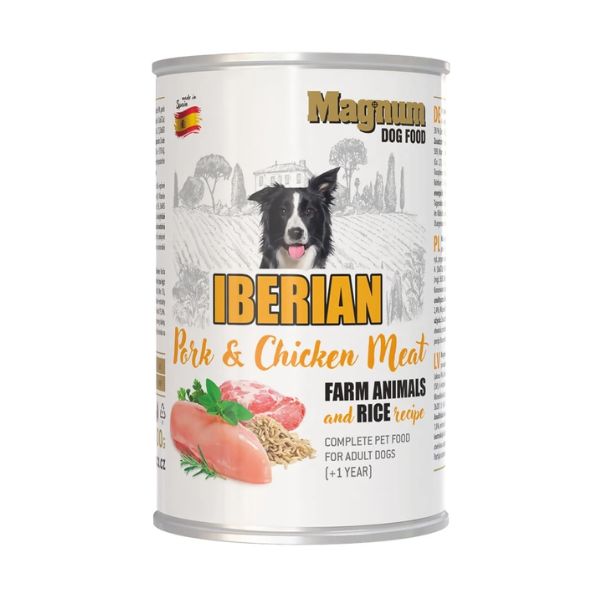 מגנום מזון רטוב בשימורים איבריקו ועוף - 400 גרם