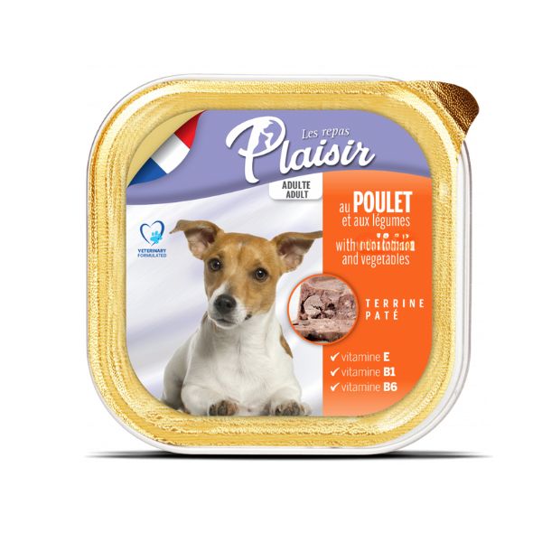 פלסיר מעדן פטה לכלבים עם סלמון 100 גרם