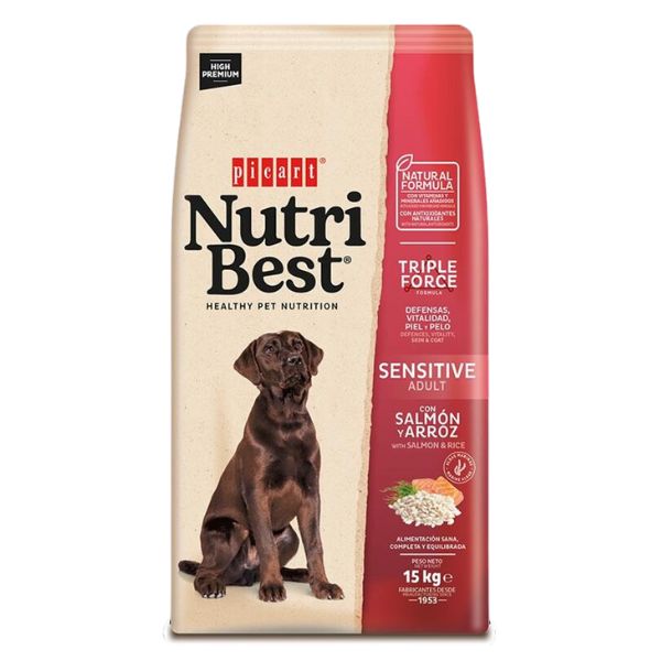 נוטרי בסט סלמון ואורז - 15 ק"ג