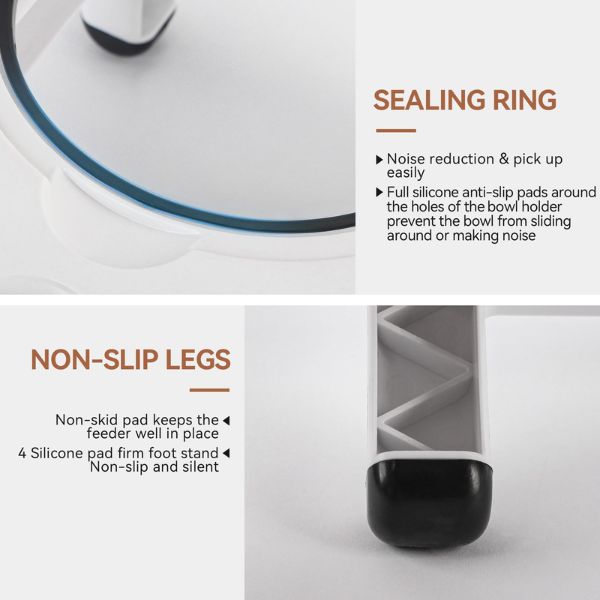 AFP קערות אוכל מודולרית מתכווננת