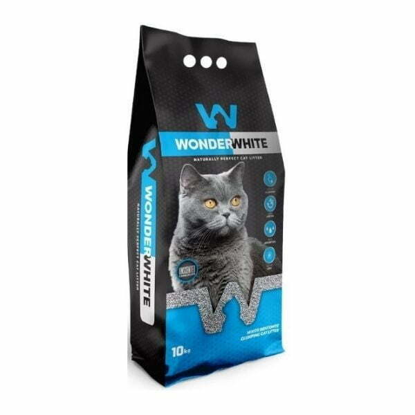 וונדר וייט חול לחתולים מתגבש טבעי עם פחם פעיל - 10 ק"ג