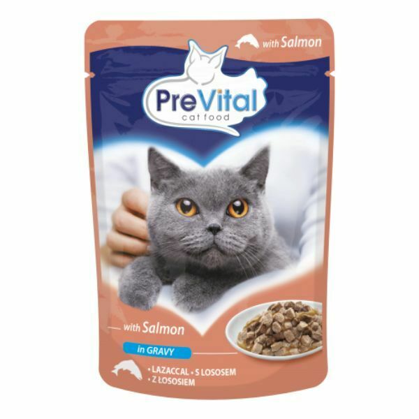 פרה ויטאל פאוץ עשיר ברוטב נתחי סלמון - 100 גרם