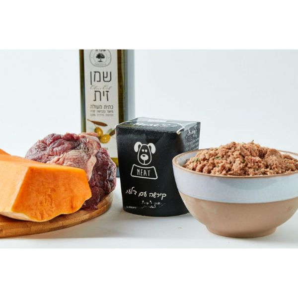 מיט מזון טבעי לכלבים קירשה ודלעת - 1 ק"ג