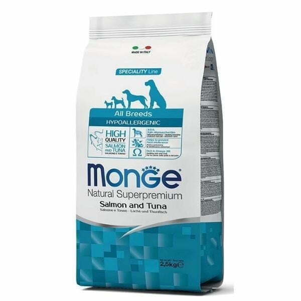 מונג' היפואלרגני סלמון וטונה - 12 ק"ג