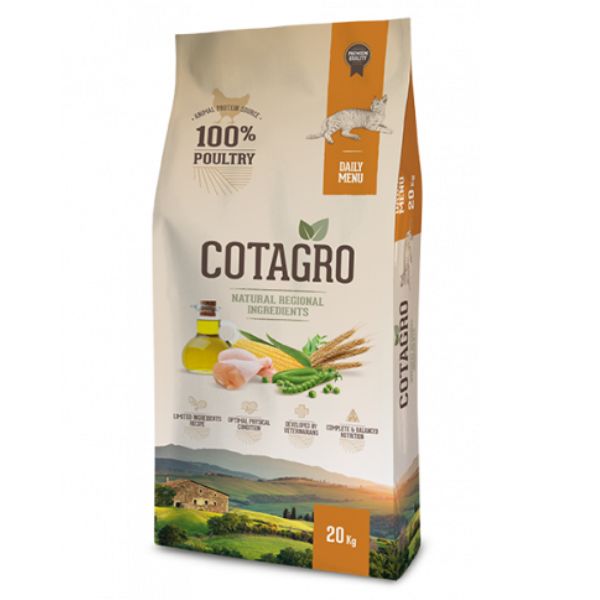 קוטגרו מזון בסיסי לחתולי חצר - 20 ק"ג