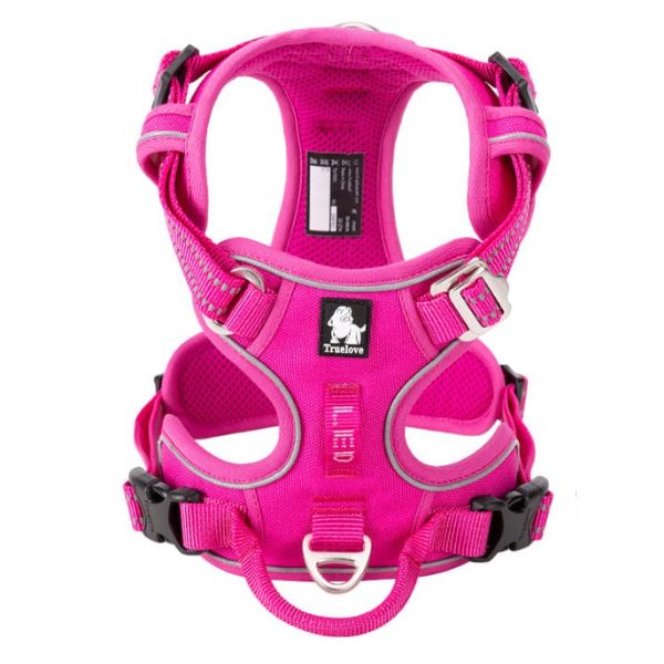 רתמה מלאה מרופדת טרו לאב True Love ורוד פוקסיה - מגוון מידות