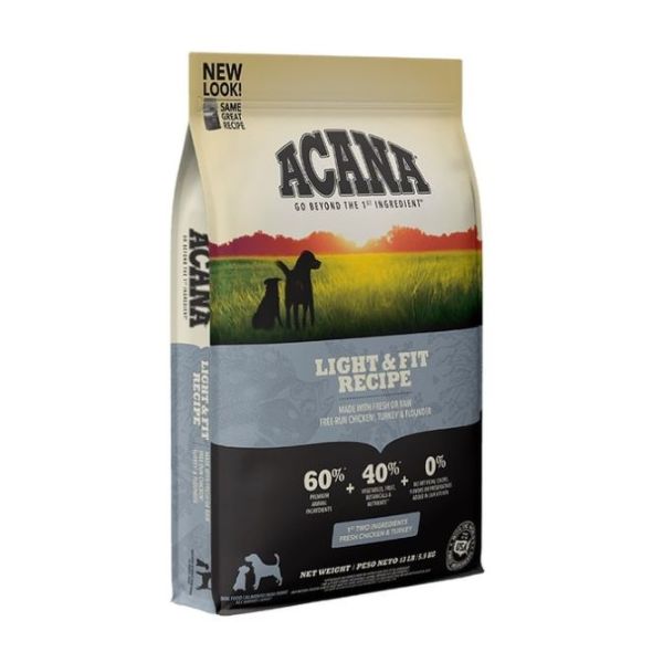 אקאנה לייט לכלבים - 6 ק"ג