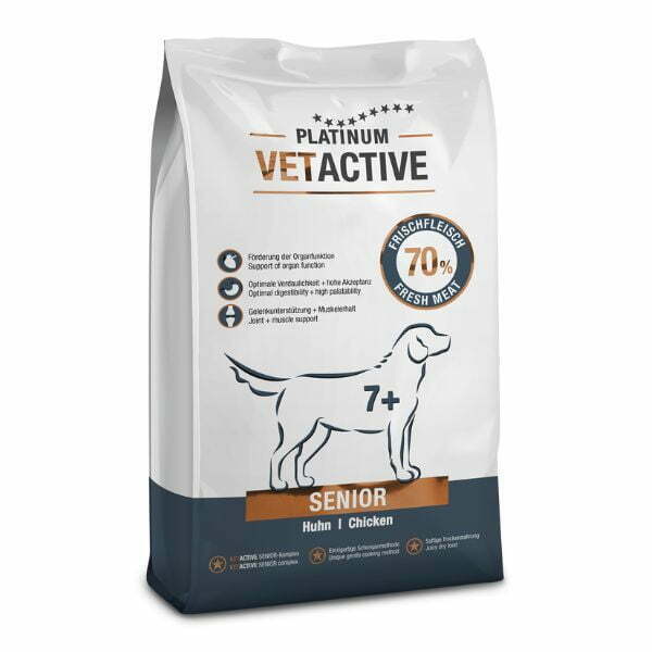 פלטינום סניור וט אקטיב מזון כלבים חצי רך - 5 ק"ג