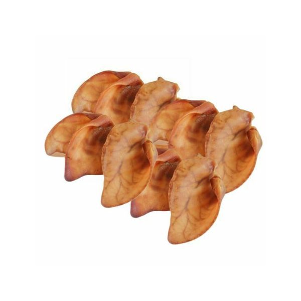 אוזני בקר קטנות מיובשות 100% טבעי - 10 יח'