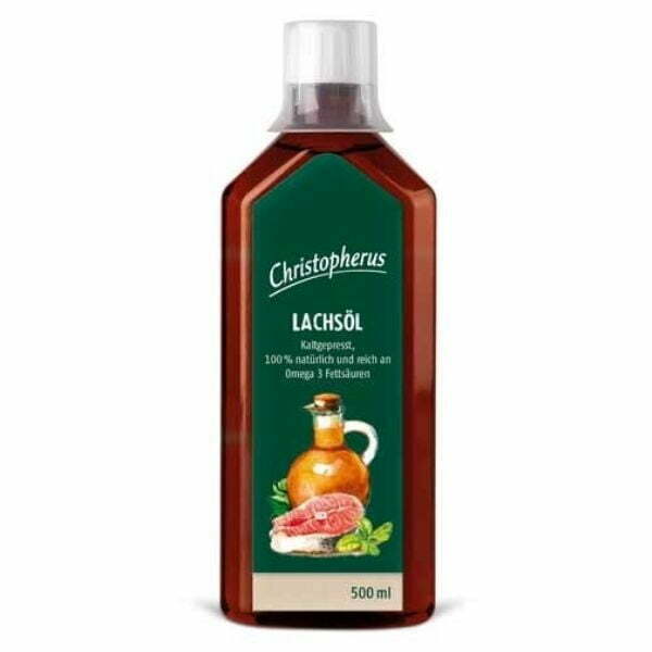 כריסטופרוס שמן סלמון 100% טהור 500 מ"ל