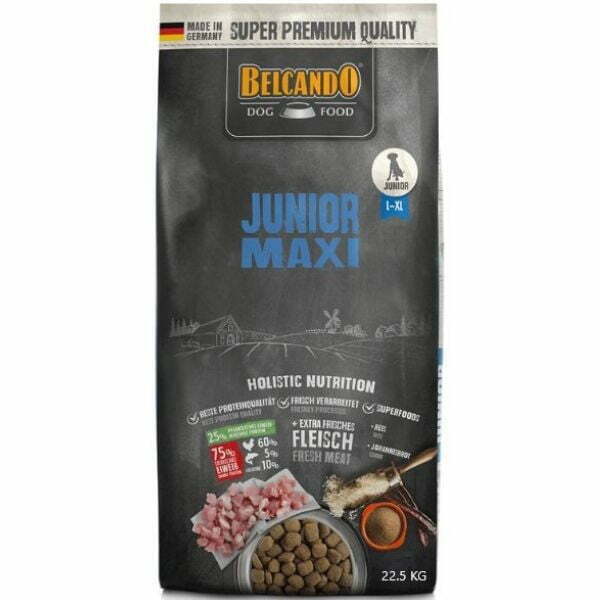 בלקנדו ג'וניור מקסי מזון לכלבים צעירים מגזע גדול על בסיס עוף טרי - 22.5 ק"ג